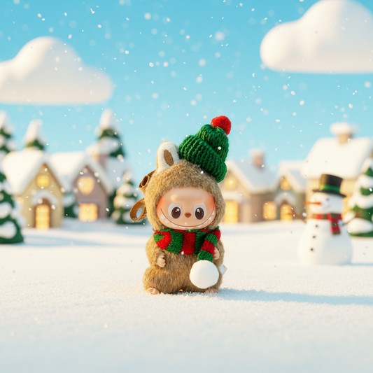 Mini Labubu Christmas Outfit