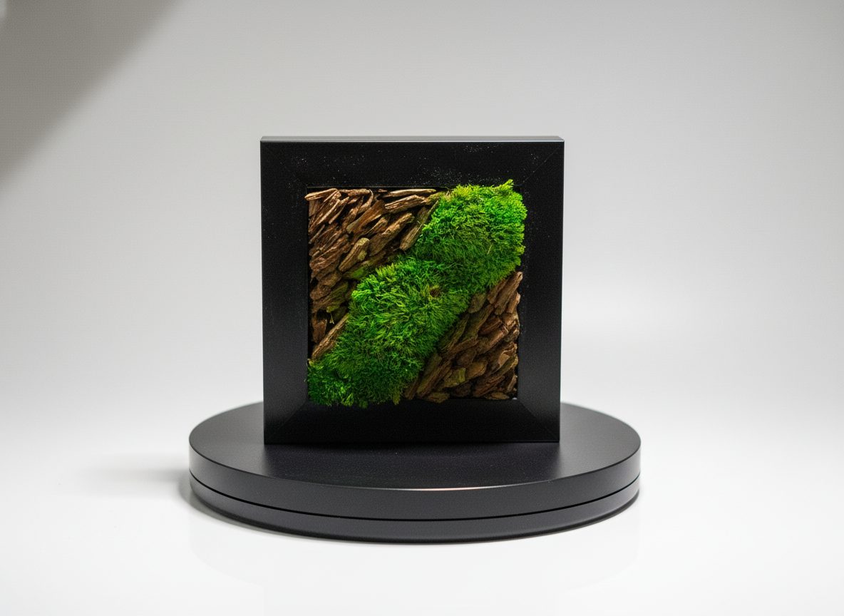 Preserved Moss Framed Art