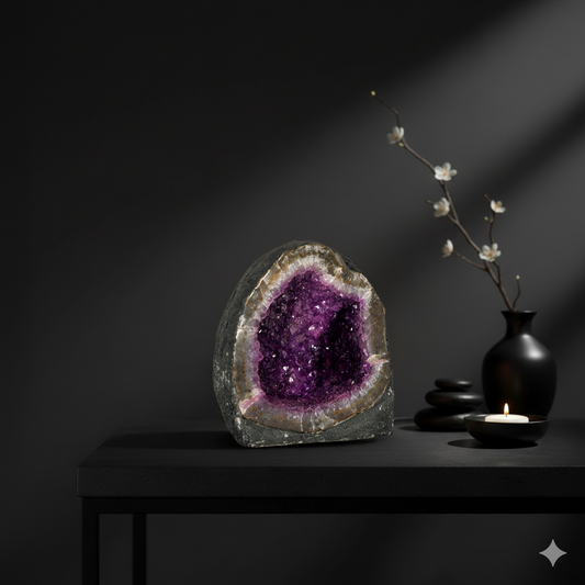 Amethyst Cathedral, Druzy Geodes