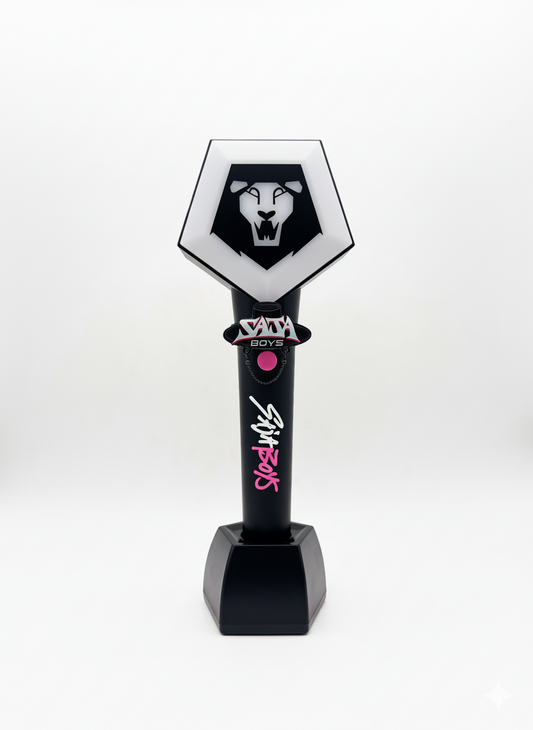 KPOP Demon Hunters Official Saja Boys Light Stick Set with Light Stick Ring