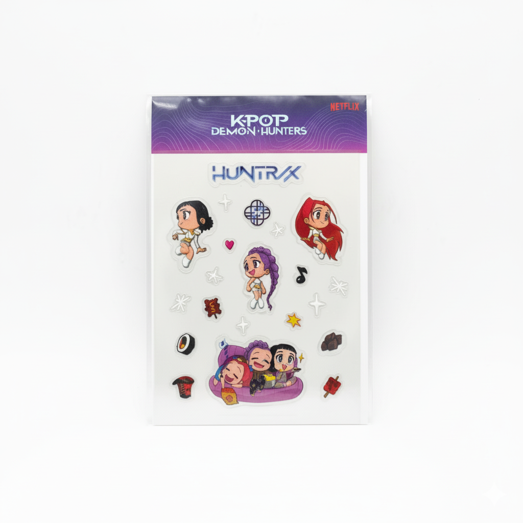 KPOP Demon Hunters Official Light Stick Deco Sticker Pack