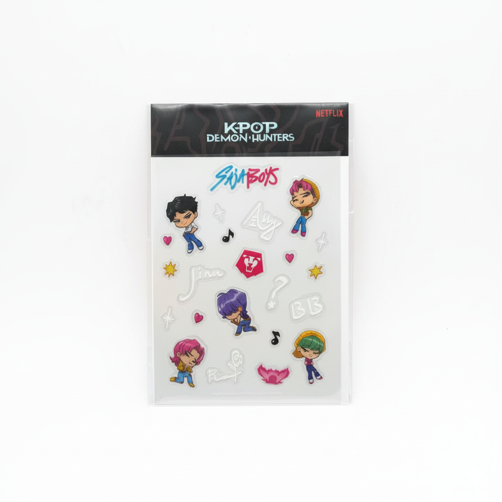 KPOP Demon Hunters Official Light Stick Deco Sticker Pack