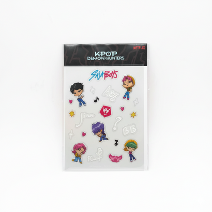KPOP Demon Hunters Official Light Stick Deco Sticker Pack
