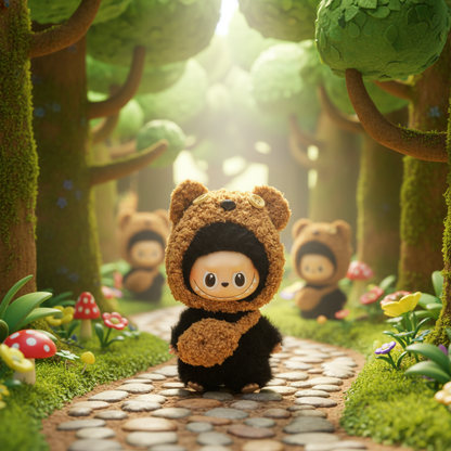 Mini Labubu Cute Animal Dress Up Costume