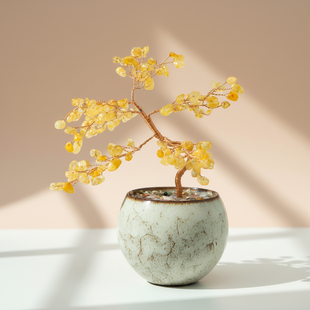 Potted Feng Shui Crystal Tree
