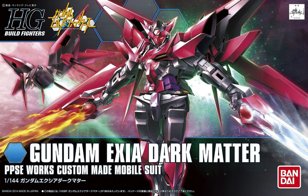 Bandai HGBF PPGN-001 Gundam Exia Dark Matter
