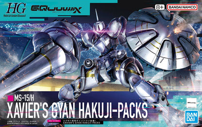 Bandai HGGQ MS-15/H Xavier's Gyan (Hakuji-Packs)