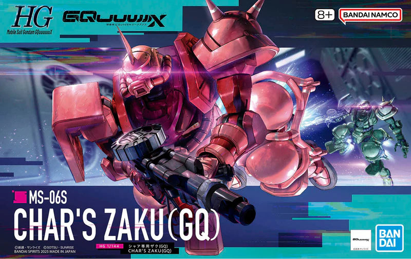 Bandai HGGQX MS-06S Char's Zaku (GQ)