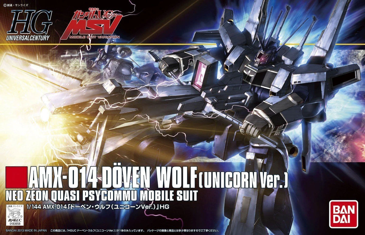 Bandai HGUC AMX-014 Doven Wolf (Unicorn Ver.)