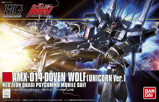 Bandai HGUC AMX-014 Doven Wolf (Unicorn Ver.)