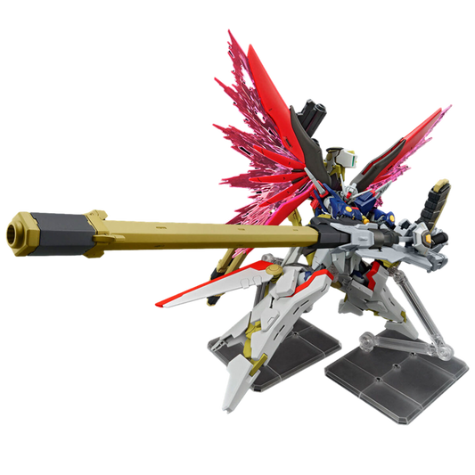 Bandai HGCE Destiny Gundam Spec II & Zeus Silhouette