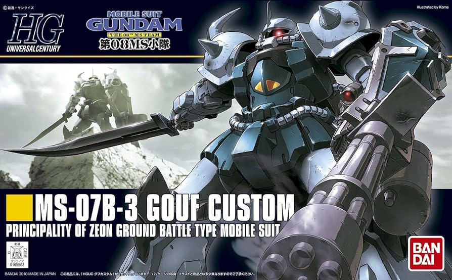 Bandai HGUC MS-07B-3 Gouf Custom