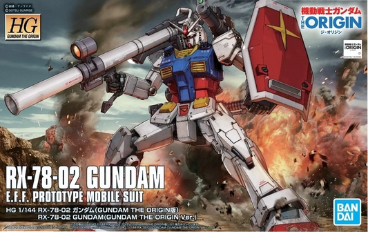 Bandai HGGTO RX-78-02 Gundam E.F.F Prototype Mobile Suit