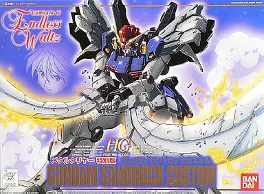 Vintage Bandai HG XXXG-01SR2 Sandrock Custom EW (Metal Clear ver.)