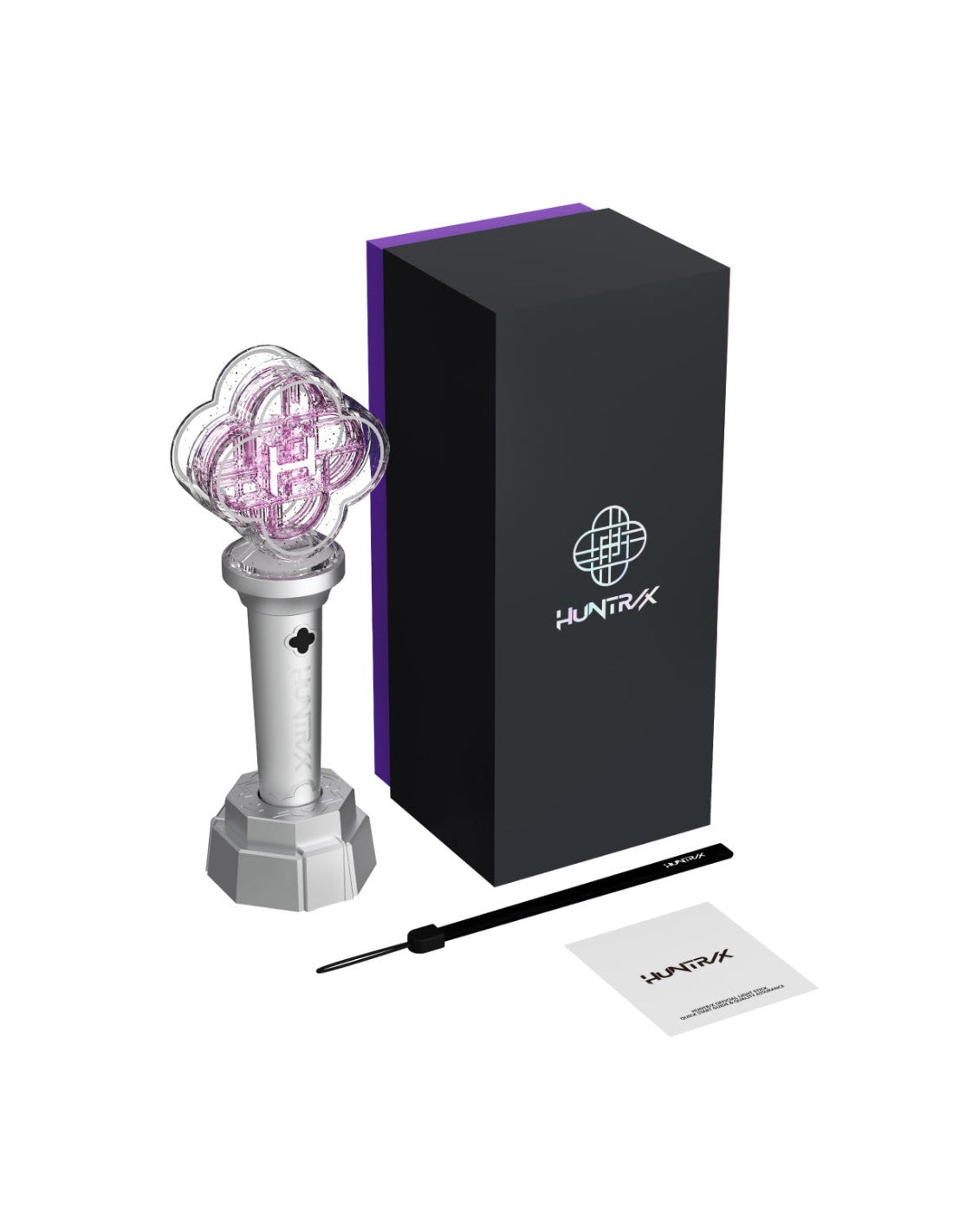KPOP Demon Hunters Official Huntrix Light Stick Set with Light Stick Ring