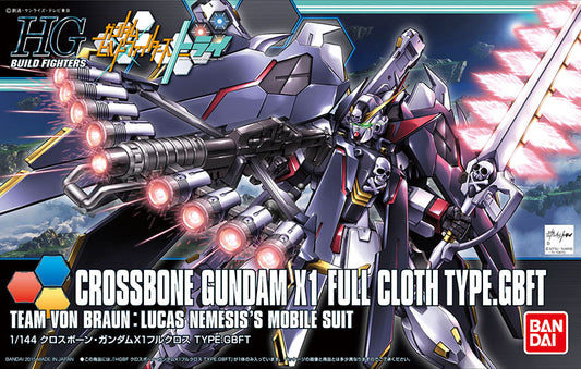 Bandai HGBF XM-X1 Crossbone Gundam X-1 Full Cloth Type.GBFT