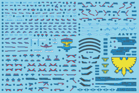 Delpi Decal Waterslide Decals for MG Tallgeese Flugel EW