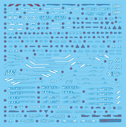 Delpi Decal Waterslide Decals for MGSD Destiny Gundam Delpi Ver.