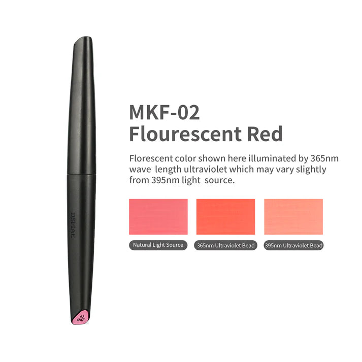 DSPIAE MKF Fluorescent Color Master Soft Tipped Markers