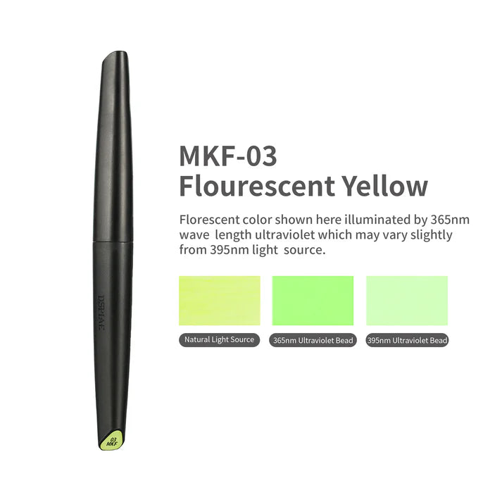 DSPIAE MKF Fluorescent Color Master Soft Tipped Markers