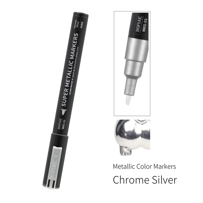 DSPIAE MKS Super Metallic Color Master Dual Tip Markers