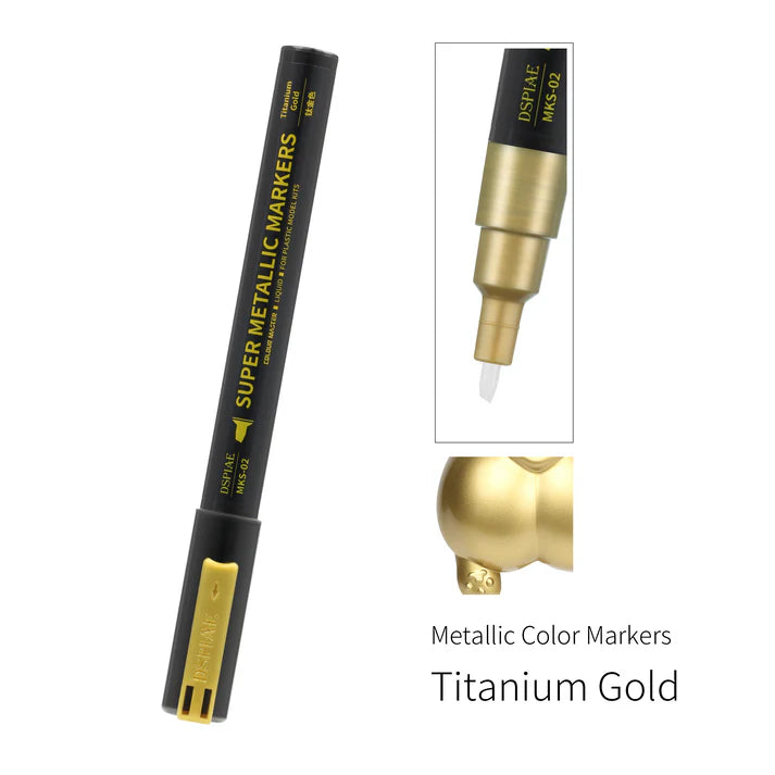 DSPIAE MKS Super Metallic Color Master Dual Tip Markers