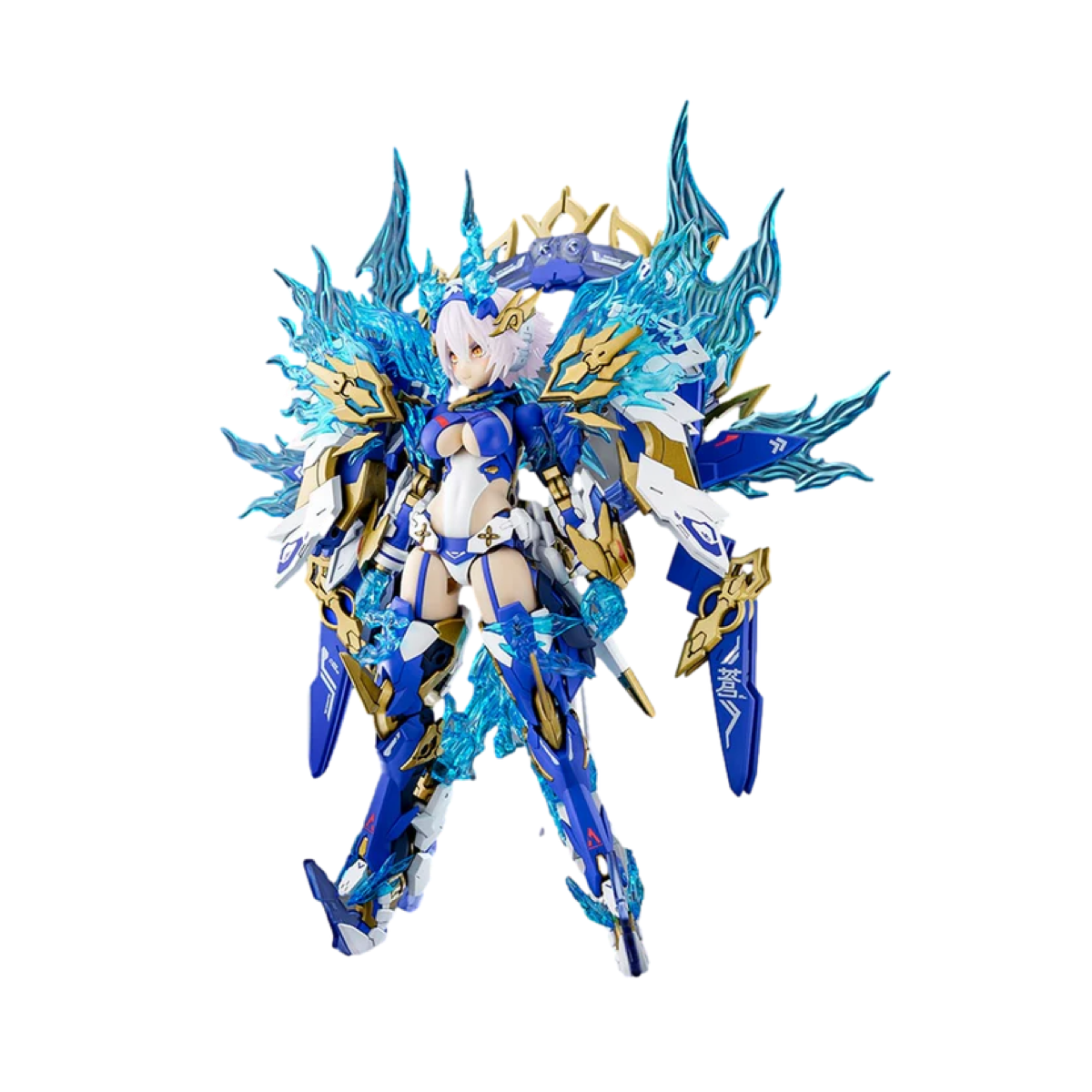 Kotobukiya Megami Device Auv Susanowo Souen w/ D House 1/12 Model Kit Mecha Girl Blue Version