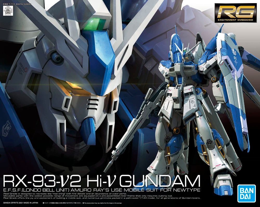 Bandai RG RX-93-v2 Hi-Nu Gundam