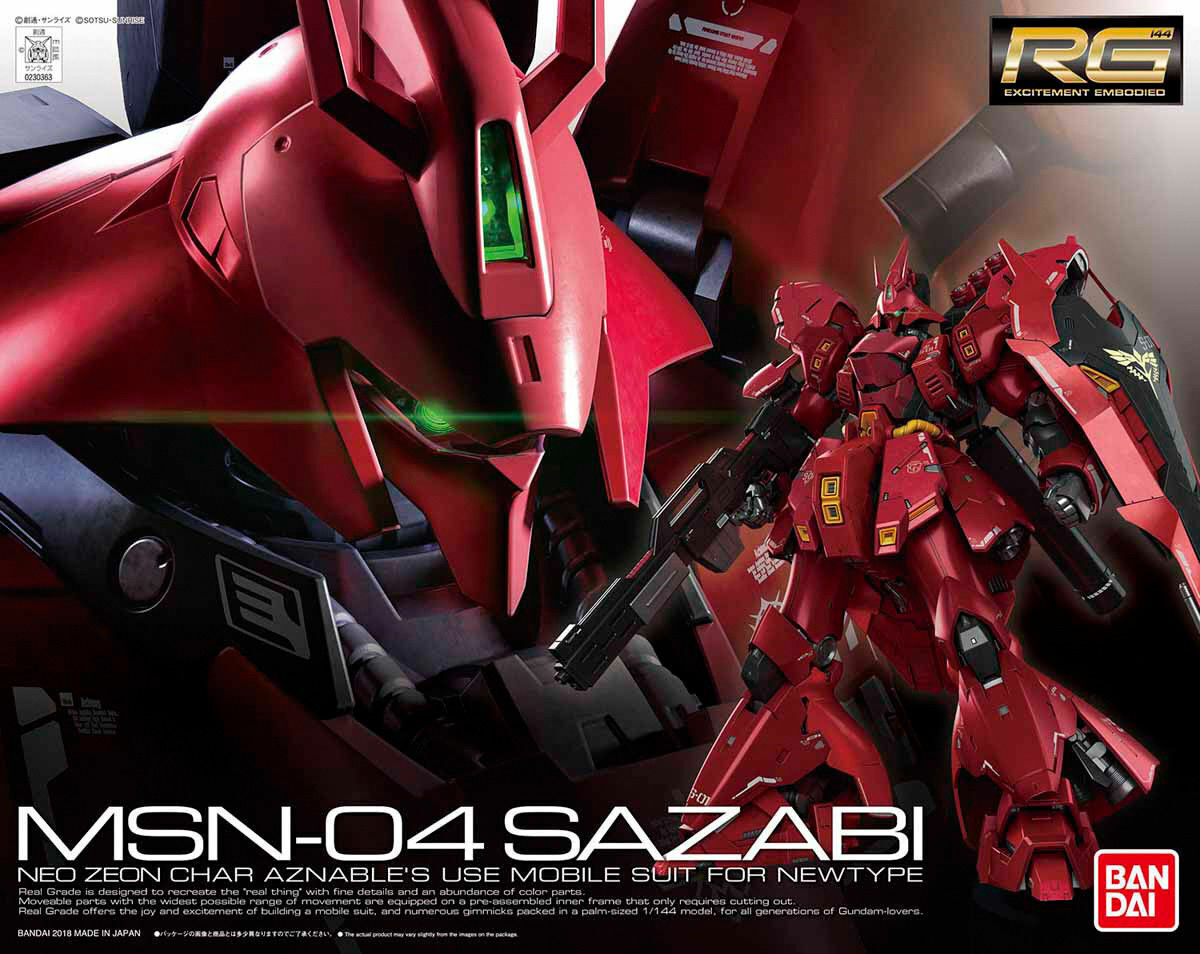 Bandai RG MSN-04 Sazabi