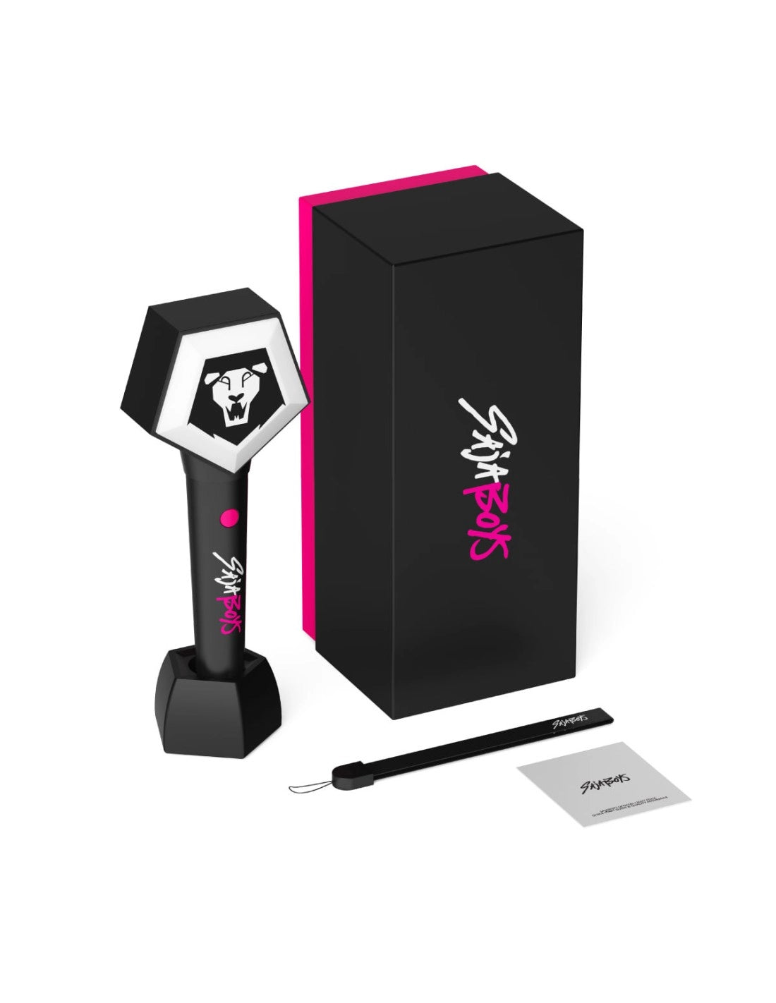 KPOP Demon Hunters Official Saja Boys Light Stick Set with Light Stick Ring