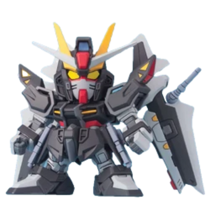 Bandai SD GAT-X105E Strike Noir Gundam