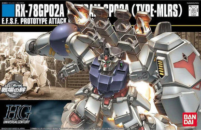 Bandai HGUC RX-78GP02A Gundam GP02A (Type-MLRS)
