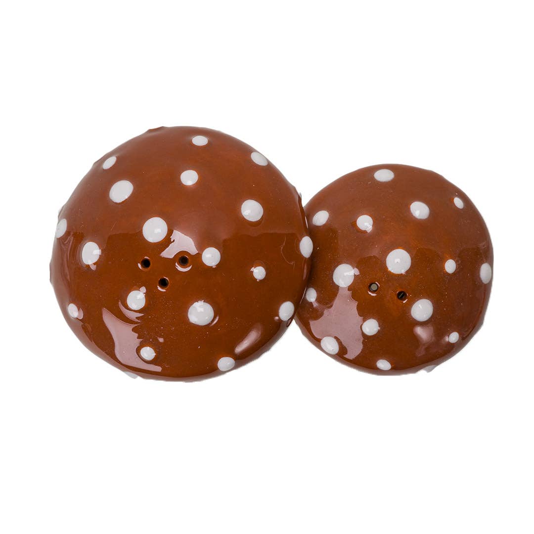 Toadstool Mushrooms Salt and Pepper Shaker Set