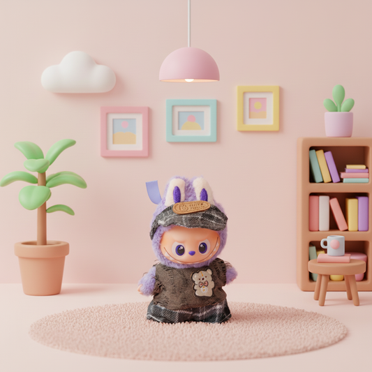 Mini Labubu Cute Bear Outfit