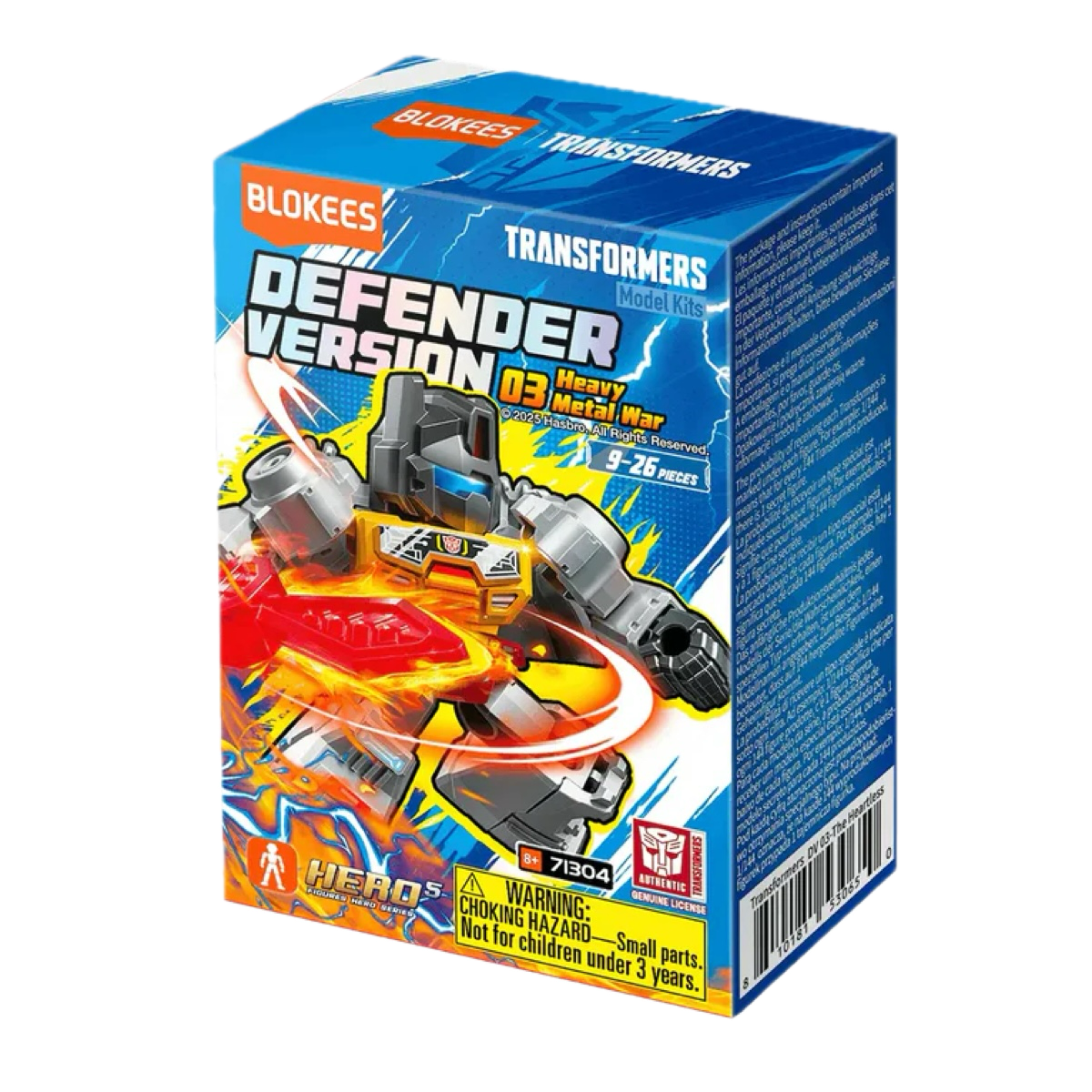 Blokees Transformers Defender Version 03 Heavy Metal War