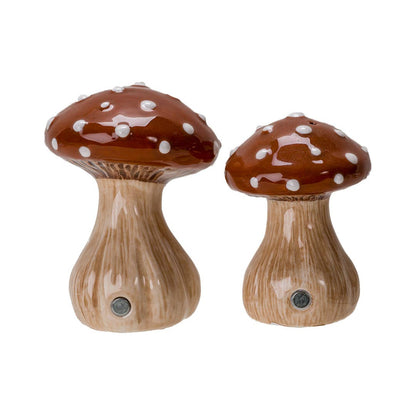Toadstool Mushrooms Salt and Pepper Shaker Set