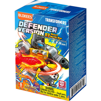 Transformers Defender Version 03 Heavy Metal War Blokees Mini Model Blind Box