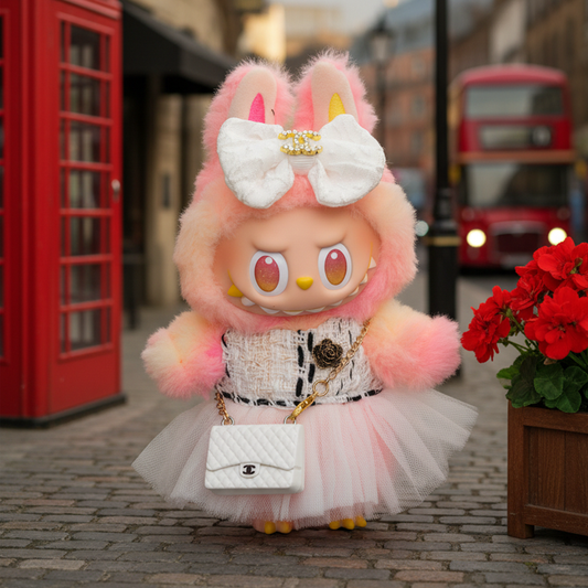 Labubu Cute French Styled Dress Set