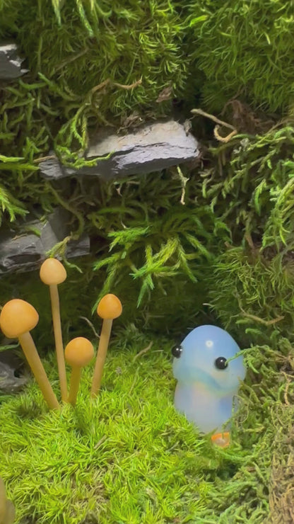 Mushroom Fairies Preserved Moss Terrarium Home Decor Centerpiece