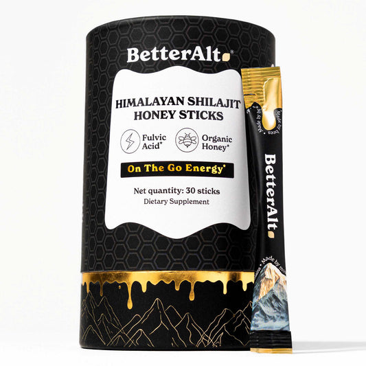 BetterAlt GOLD+ Shilajit Honey Sticks - Classic
